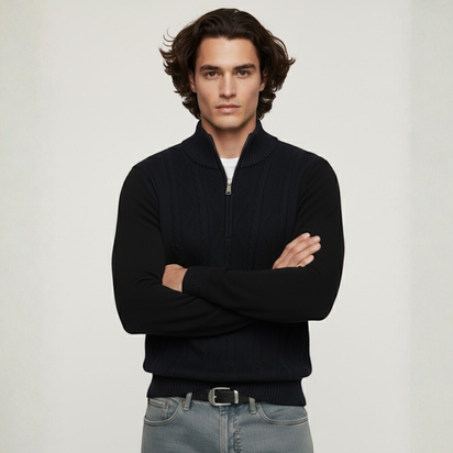 Château Blanc™ Woolen Quarter Zip