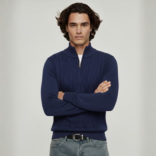 Château Blanc™ Woolen Quarter Zip